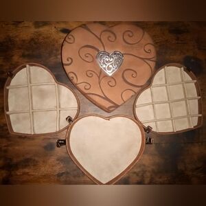 Brighton "Fill Your Heart" Suede Heart Jewelry Box